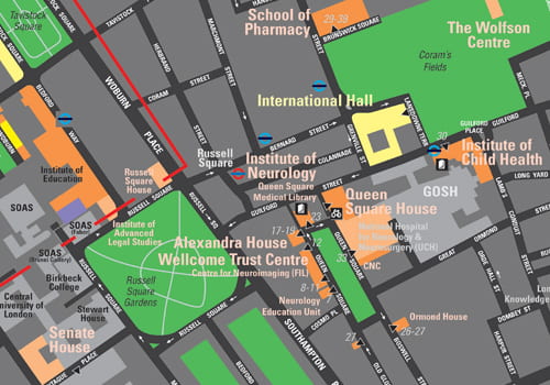 Maps of UCL campus